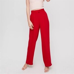 Aritzia Babaton Red Pants